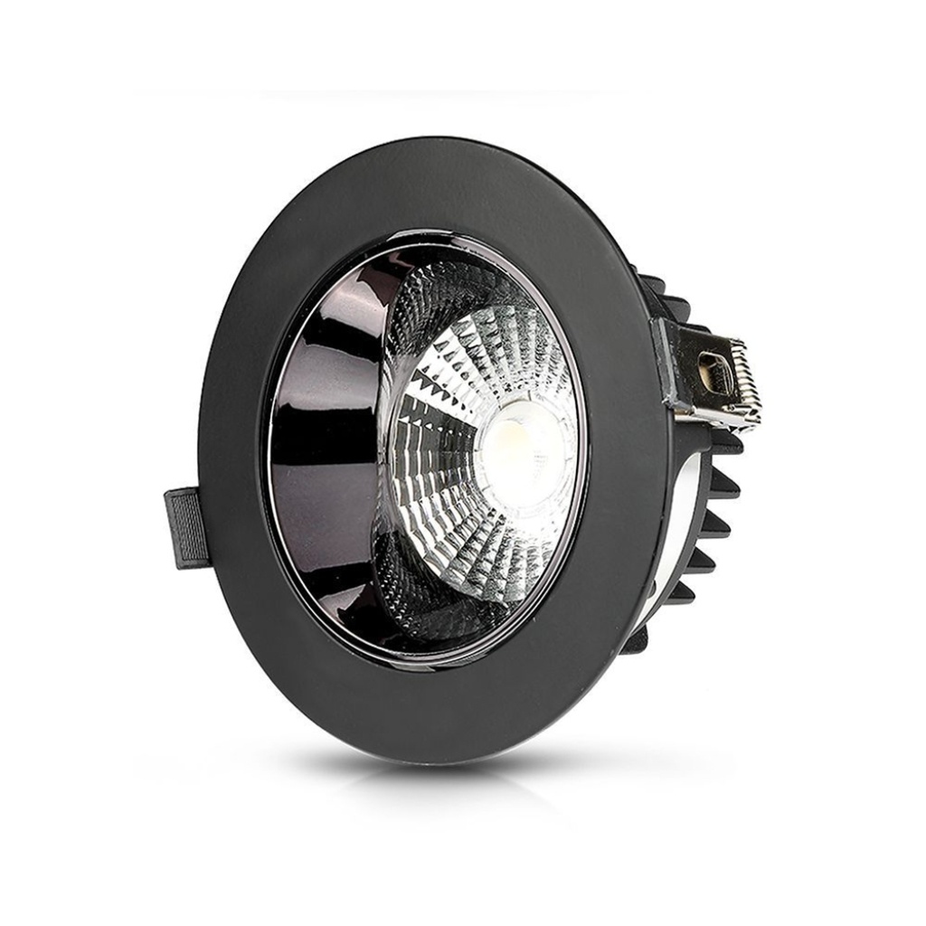 Faretto LED COB Samsung da Incasso Orientabile 30W Nero, 2900 lm - FP20058N