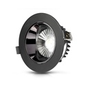 Faretto LED COB Samsung da Incasso Orientabile 30W Nero, 2900 lm - FP20058N