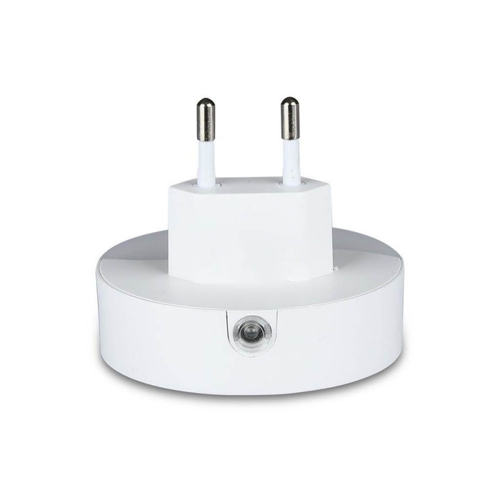 Segnapasso LED Rotondo Samsung 0,45W con Sensore Crepuscolare e USB 2A, 60 mm - FP0505C
