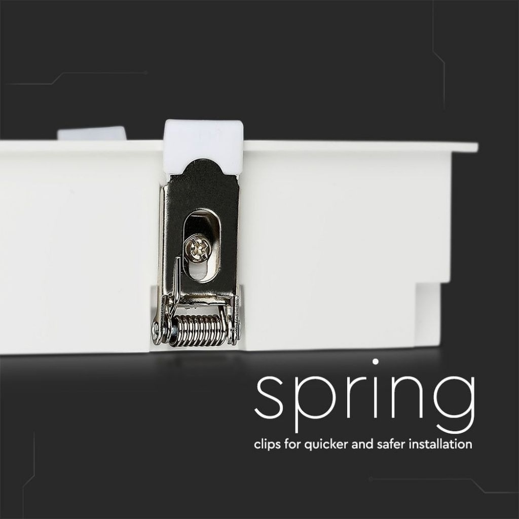 Faretto LED Quadrato da Incasso 36W (9*4W) Samsung UGR<19, 2880 lm, Fascio 38° - FP4494C