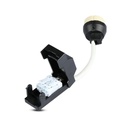 3 PZ Faretti LED Incasso Rotondo Orientabile 5W Carcassa Nichel Satinato con Lampada GU10 Sostituibile - FP8884C