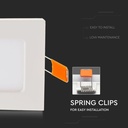 Mini Pannello LED Quadrato da Incasso 6W, 420 lm, 120x120 mm - FP4106C