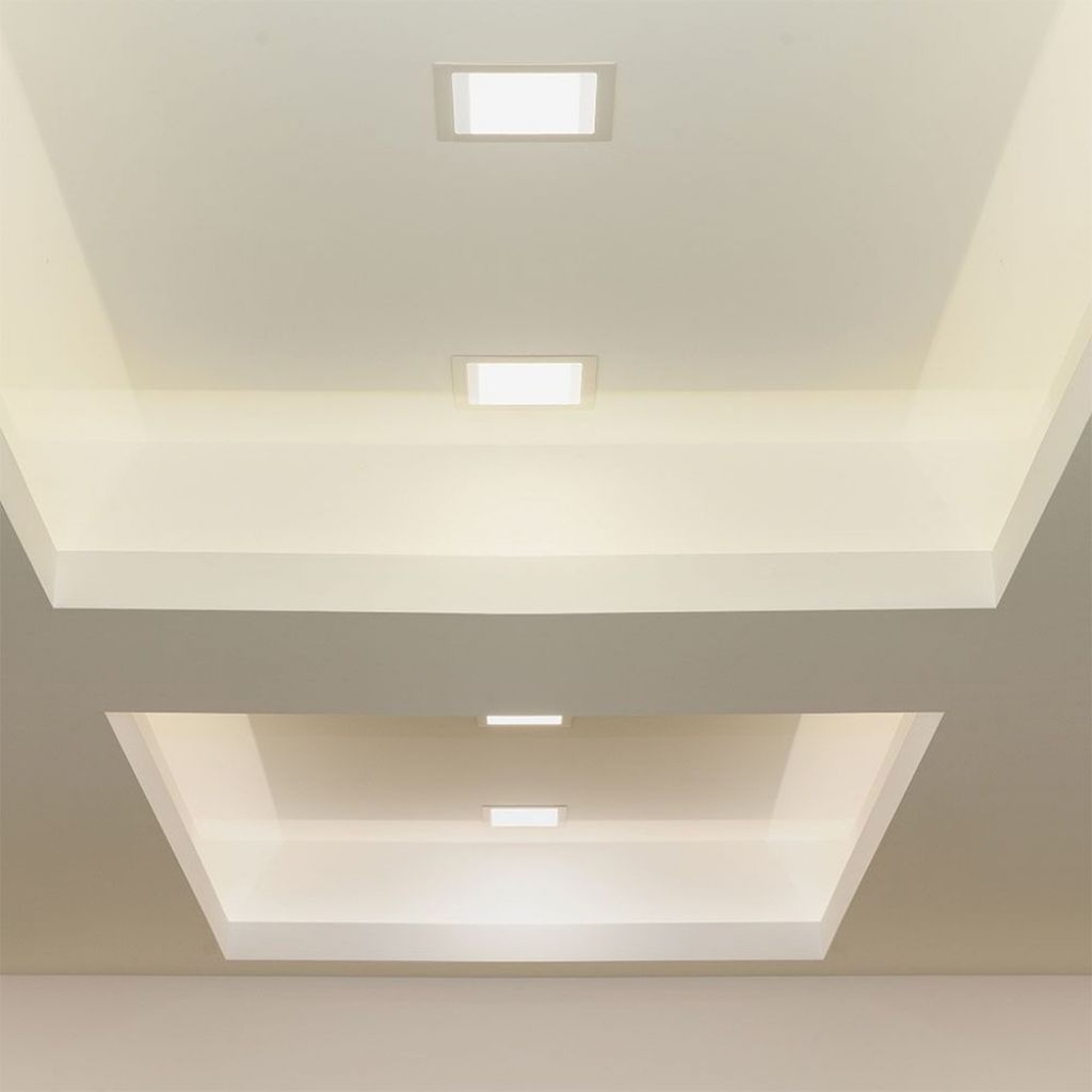 Mini Pannello LED Quadrato da Incasso 6W, 420 lm, 120x120 mm - FP4106C