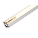 2 Metri Profilo Barra Alluminio Angolare 45 Gradi Colore Bianco 18,8X18,8mm Interno 12mm
