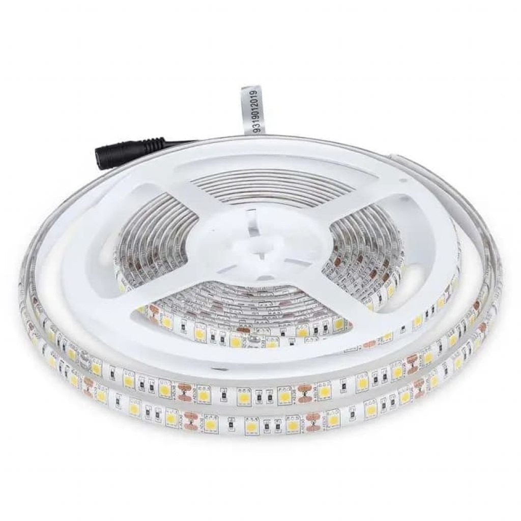 Striscia LED SMD 5050 12V, 11W/m 300 LED, bobina 5m IP20 - BL5050C