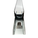 Lampada LED Lineare a Sospensione Allungabile Nero CCT 40W 4400 lm 1200x50x60 mm