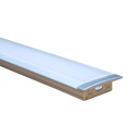 2 Metri Profilo Barra Alluminio Da Incasso Colore Bianco 24,5X7mm Interno 12mm