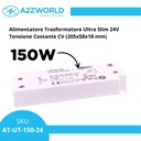 Alimentatore Trasformatore Ultra Slim 24V Tensione Costante CV - AT-UT-150-24