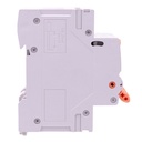 RCBO Doppia Leva, Interruttore Magnetotermico Differenziale Tipo A Curva C 1P+N 2M 6000A 30mA AC 230V IP20 IEC61009-1 GYR9NM, Disponibili 40A 50A 63A - GB65340