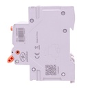 RCBO Doppia Leva, Interruttore Magnetotermico Differenziale Tipo A Curva C 1P+N 2M 6000A 300mA AC 230V IP20 IEC61009-1 GYR9NM, Disponibili 40A 50A 63A - GB65640