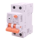 RCBO Interruttore Magnetotermico Differenziale Tipo B Curva C 1P+N 2M 6000A 30mA AC 230V IP20 Disponibili 16A 20A 25A 32A 40A - GB42316
