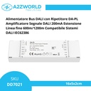 Alimentatore Bus DALI con Ripetitore DA-PL Amplificatore Segnale DALI 200mA Estensione Linea fino 600m/1200m Compatibile Sistemi DALI IEC62386