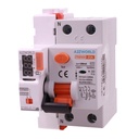 A2ZWORLD RCCB Interruttore Differenziale Puro Connesso WiFi Con Riarmo Automatico, Tipo A 1P+N 3M 6000A 100mA AC 230V IP20 IEC61008-1 PR8NM, Disponibili 25A 40A 63A - GC15425RW