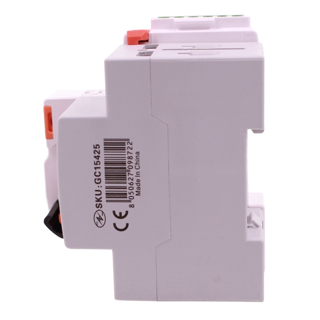 A2ZWORLD RCCB Interruttore Differenziale Puro Connesso WiFi Con Riarmo Automatico, Tipo A 1P+N 3M 6000A 100mA AC 230V IP20 IEC61008-1 PR8NM, Disponibili 25A 40A 63A - GC15425RW