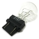 Coppia lampade alogene 3157 T25 P27/7W 12V 27/7W clear doppio filamento