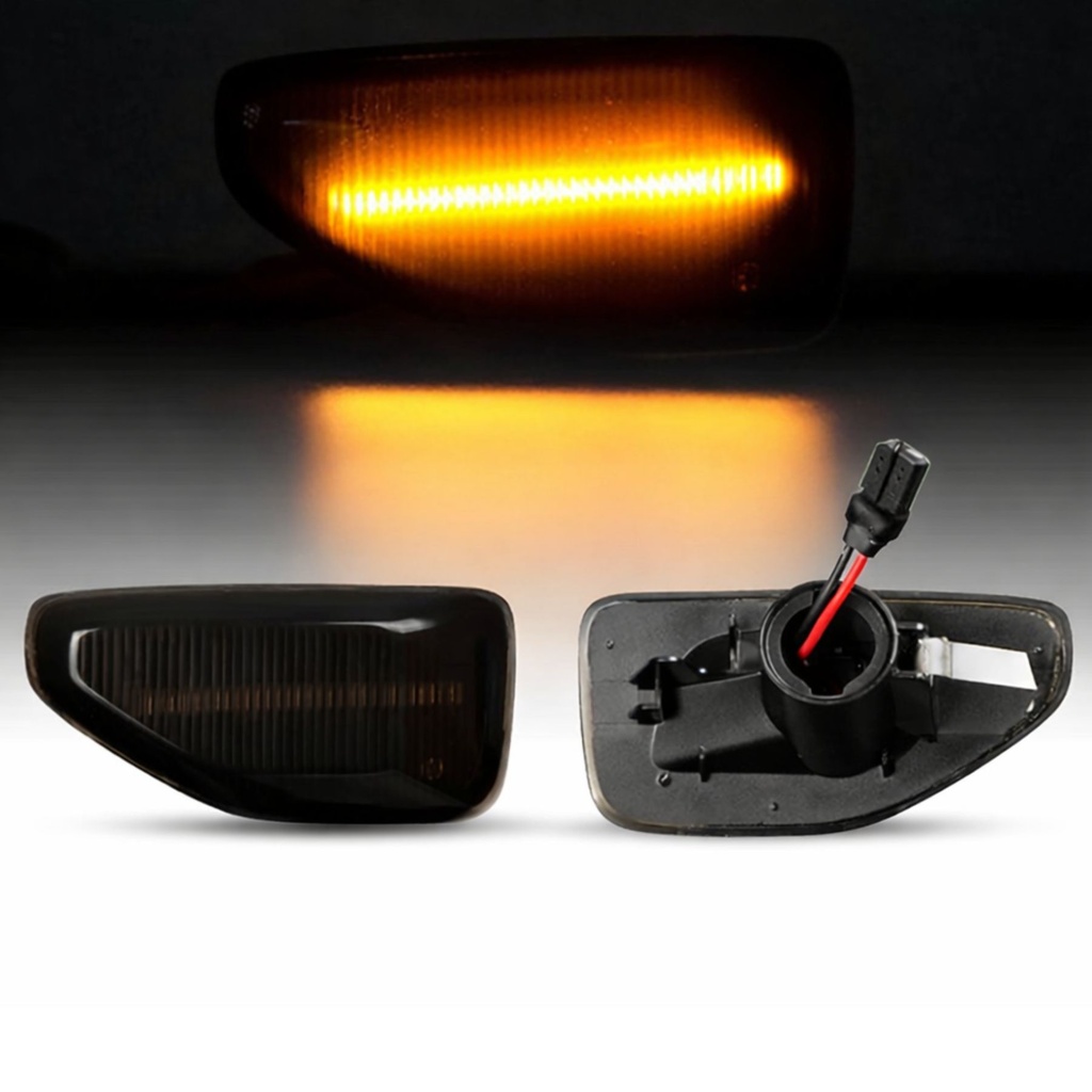 Kit Freccia Laterale a Led Side Marker Dinamica Lente Fume Dacia Logan Sandero II Duster 261651140R
