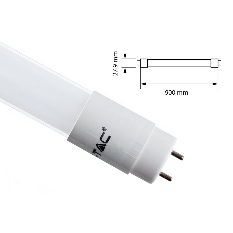 Tubo LED T8 G13 90cm 14W 1400lm Nanoplastica, Disponibili 4000K 6400K - TL8090N