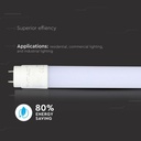 Tubo LED T8 18W G13 120cm 1850LM in Nanoplastica Incluso Starter Alimentazione da Un Lato SKU-216263, Disponibili 3000K 4000K 6400K - TL8120C