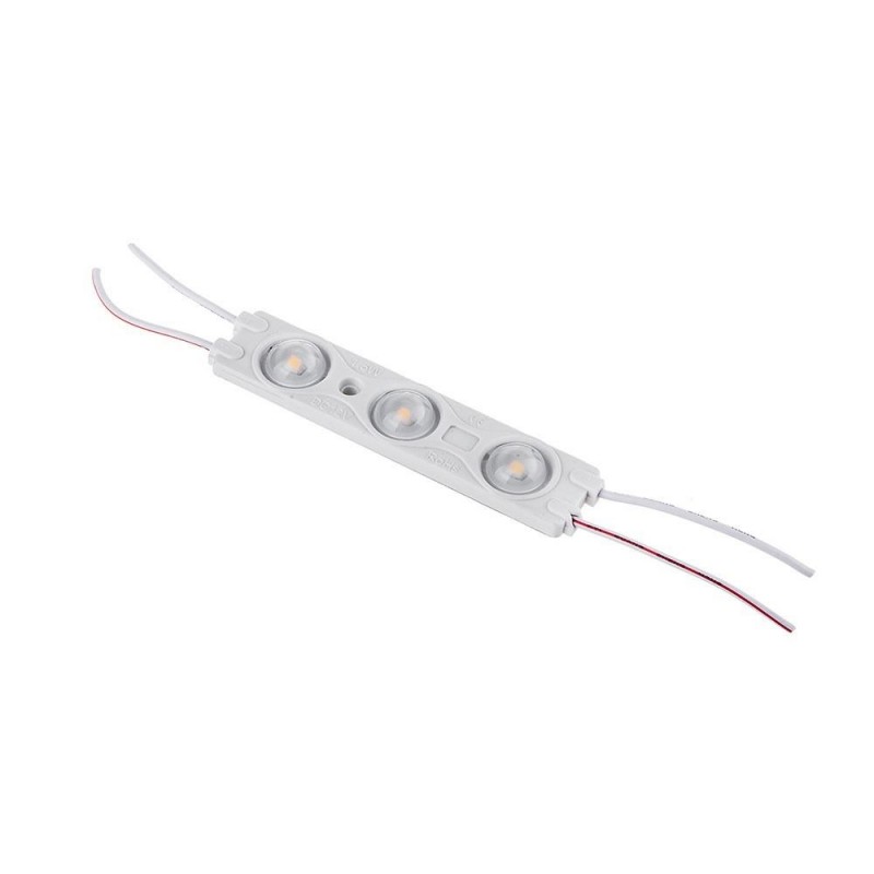 Modulo LED SMD 2835 12V 1,5W 3 LED IP67 120°, Disponibili Blu, Rosso, Verde, 3000K, 6400K - ML0303C