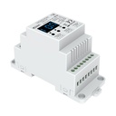 TRIAC DALI Dimmer Da Guida DIN, Con Display Digitale, Dimmerabile 220V Taglio di Fase, Pulsante NO, DALI-2, 1 Canale 1,5A Max 360W, 1 Indirizzo, Curva Lineare o Logaritmica