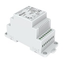 Dimmer DALI  Da Guida Barra DIN, 12V 24V 36V 48V 15A, 1 Canale Tensione Costante, Push Dim, DALI-2, PWM 2KHz 8KHz 16KHz, per Strisce LED Monocolore 
