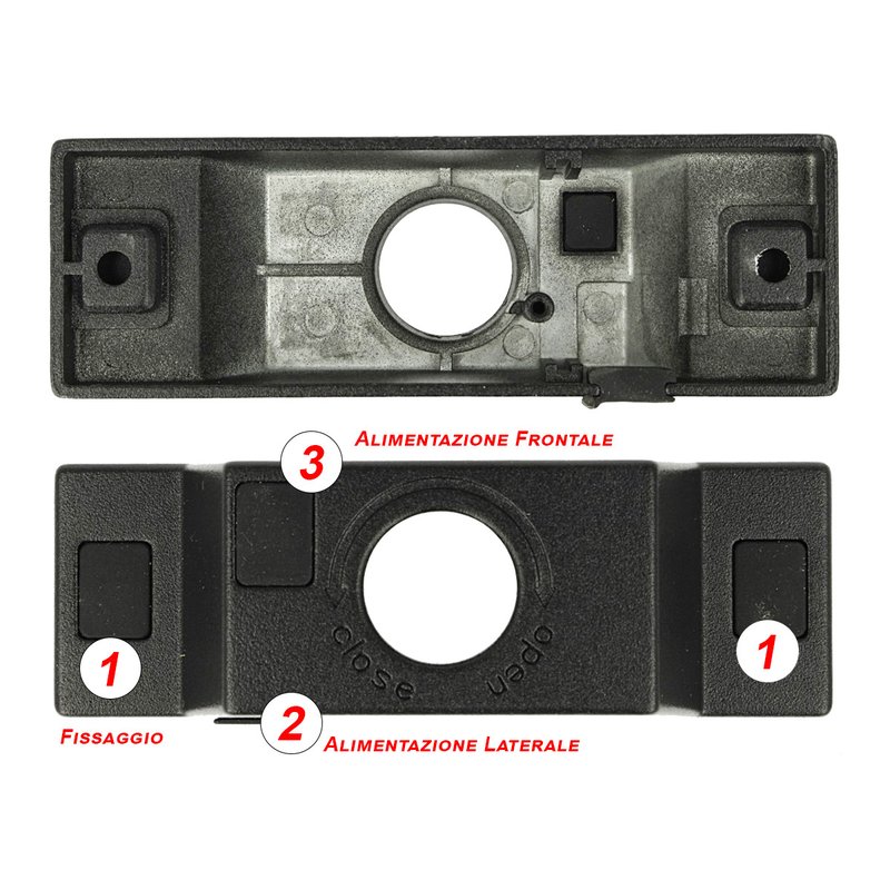 Sistema Illuminazione Cavi Tesi StarLine - Kit Staffe di Fissaggio a Parete per Linee LED a Tensione, Effetto Filo di Luce, Installazione 2 Lati