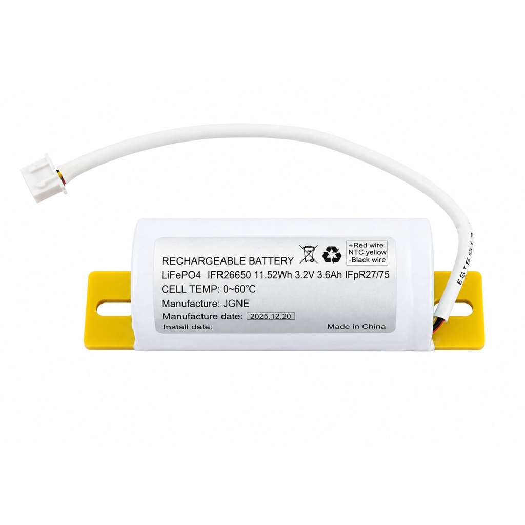 Kit Sistema Di Emergenza Led Corrente Costante 383mA-42mA 6V-54V 2.3W Per Luci Led Con Led Driver Separabile Autonomia 3 Ore, Batteria LiFePO4 3.2V 3.6Ah