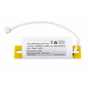 Kit Sistema Di Emergenza Led Corrente Costante 383mA-42mA 6V-54V 2.3W Per Luci Led Con Led Driver Separabile Autonomia 3 Ore, Batteria LiFePO4 3.2V 3.6Ah