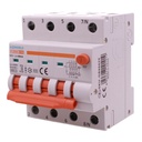 A2ZWORLD RCBO Selettivo A(S), Interruttore Magnetotermico Differenziale Tipo S Classe A Curva C 4P 4M 6000A 300mA AC 400V IP20 IEC61009-1 PL8M4, Corrente Disponibili 20A 25A 32A 40A - GB86620