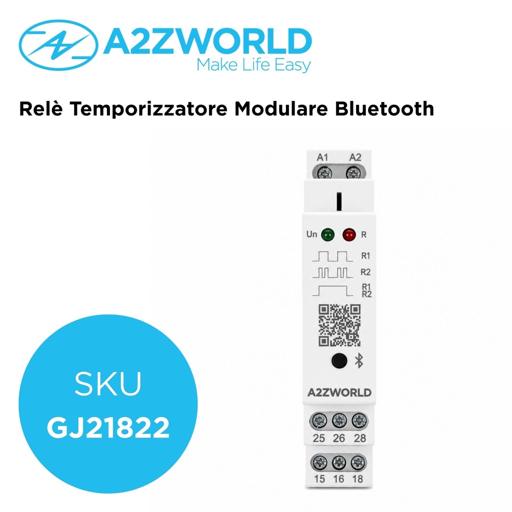 Relè Temporizzatore Modulare Bluetooth