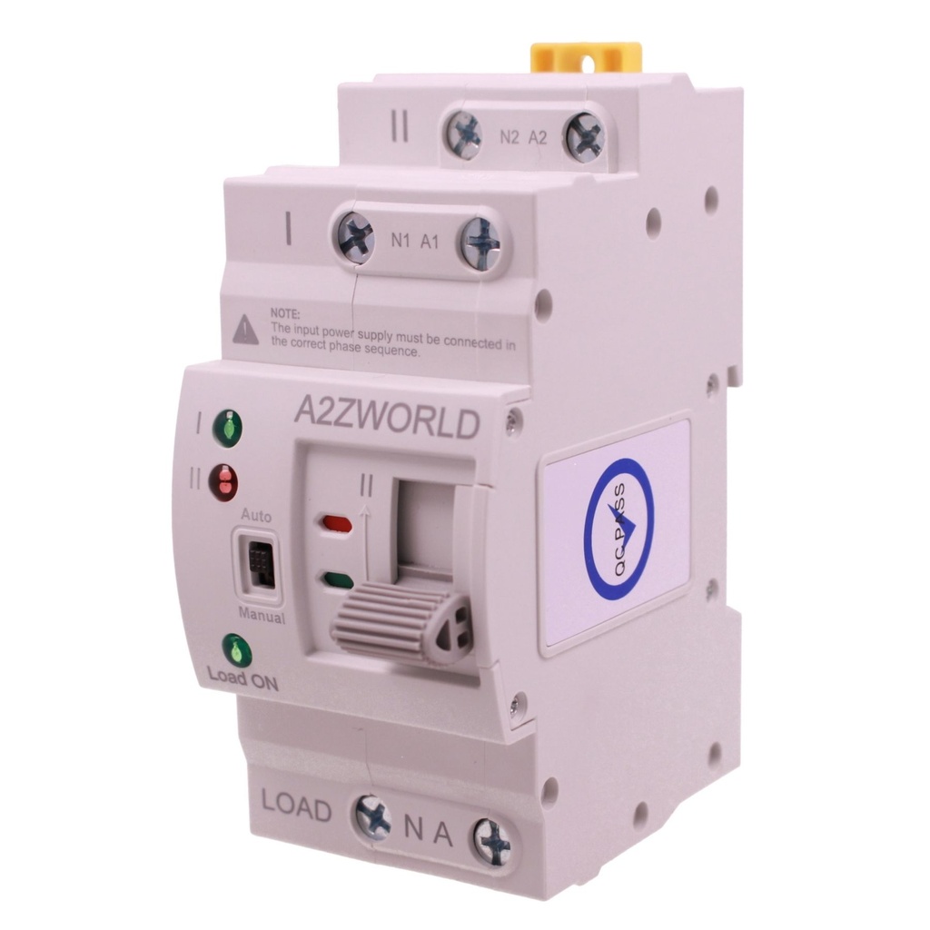 ATS Commutatore di Trasferimento Automatico Doppio Alimentazione 63A AC 230V Per Fotovoltaico - GP28632