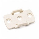 Clip Guida Gancio per Fissaggio a Muro del Profilo Barra Canalina Alluminio Quadrato BA3200