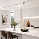 Faro Led Binario Monofase, Bianco Lineare 61cm 28W 2800lm 120° Orientabile, Disponibili 3000K 4000K - CB128BC