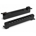 Faro Led Binario Monofase, Nero Lineare 34cm 18W 1800lm 24° Orientabile, Disponibili 3000K 4000K - CB118NC