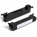 Faro Led Binario Monofase, Nero Lineare 88cm 40W 4000lm 120° Orientabile, Disponibili 3000K 4000K - CB140NC