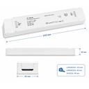 Alimentatore Dimmerabile CV 24V 150W Triac ELV Pulsante N.O. Varialuce Su 220V Per Striscia Led TF-150-24