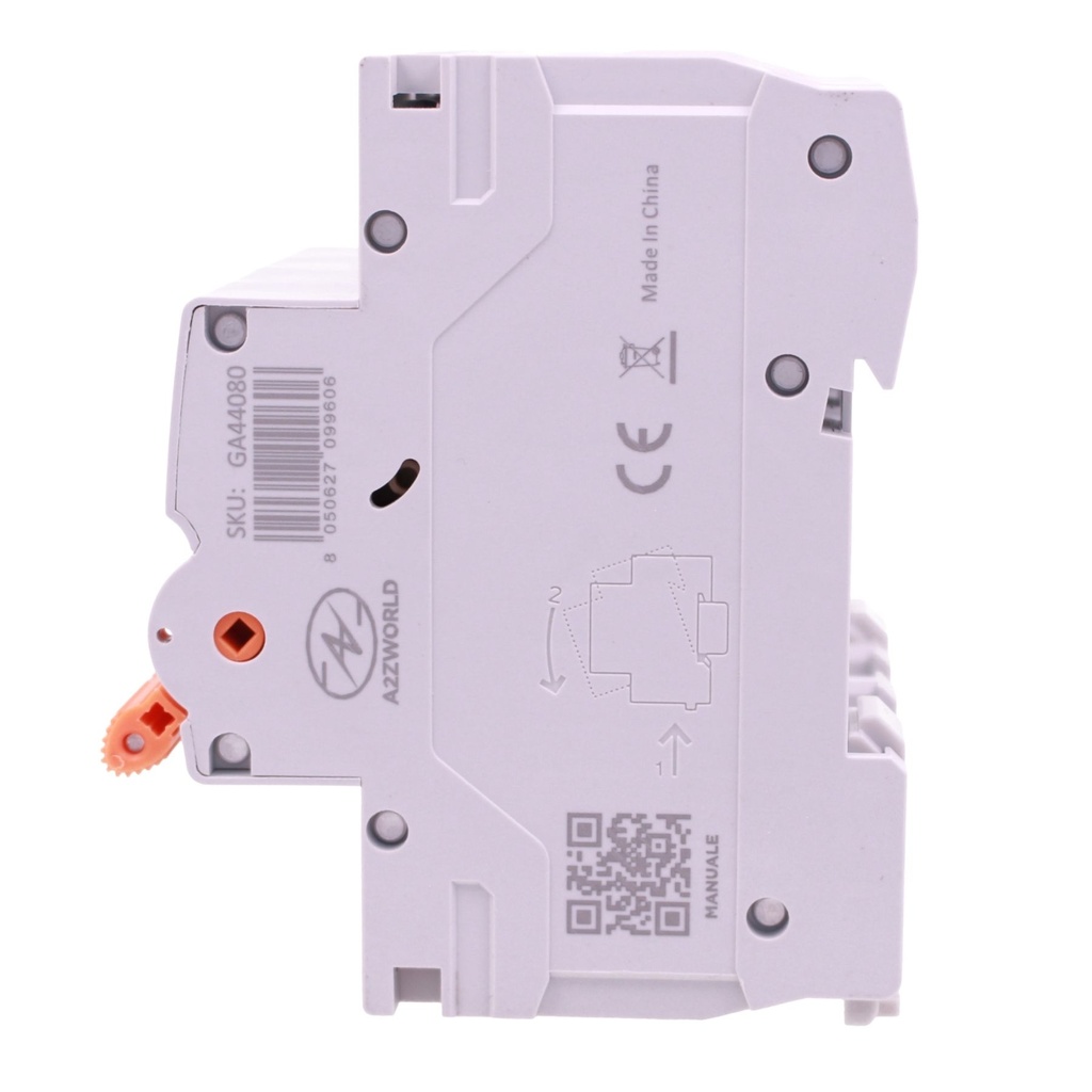 A2ZWORLD MCB Interruttore Magnetotermico Trifase 380V Curva D 4P 4M 10000A AC 400V IP20 GYM9H-125, Disponibili 80A 100A 125A - GA44080