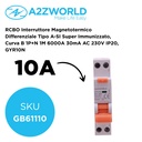 RCBO Interruttore Magnetotermico Differenziale Tipo A-SI Super Immunizzato, Curva B 1P+N 1M 6000A 30mA AC 230V IP20, GYR10N, Disponibili 6A 10A 16A 20A 25A 32A 40A - GB61110