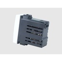 ETTROIT Modulo Presa Caricatore USB 5V 2,1A Colore BIANCO Compatibile Con Bticino Living Light