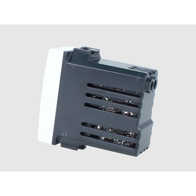 ETTROIT Modulo Presa Caricatore USB 5V 2,1A 2 Porte USB-A Colore BIANCO Compatibile Con Bticino Living Light