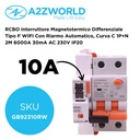 RCBO Interruttore Magnetotermico Differenziale Tipo F WIFI Con Riarmo Automatico, Curva C 1P+N 2M 6000A 30mA AC 230V IP20 Corrente Disponibili 6A 10A 16A 20A 25A 32A 40A 50A 63A - GB92310RW