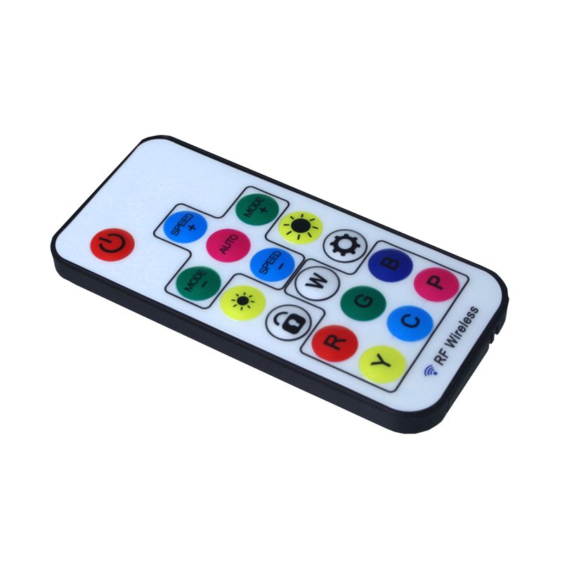 Kit Controller Centrlina RF Con 17 Tasti Per Striscia Led Dinamica SPI Magic Color RGB IC WS2811 WS2812B WS2815 WS2801 SP104E 5V 12V 24V