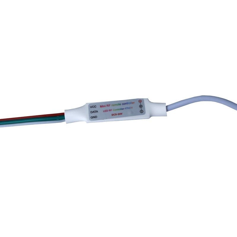 Kit Controller Centrlina RF Con 17 Tasti Per Striscia Led Dinamica SPI Magic Color RGB IC WS2811 WS2812B WS2815 WS2801 SP104E 5V 12V 24V