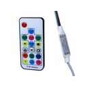 Kit Controller Centrlina RF Con 17 Tasti Per Striscia Led Dinamica SPI Magic Color RGB IC WS2811 WS2812B WS2815 WS2801 SP104E 5V 12V 24V