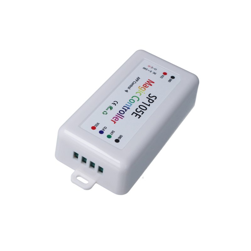 Kit Controller Centrlina Bluetooth Per Striscia Led Dinamica SPI Magic Color RGB IC WS2811 WS2812B WS2815 WS2801 SP105E 5V 12V 24V
