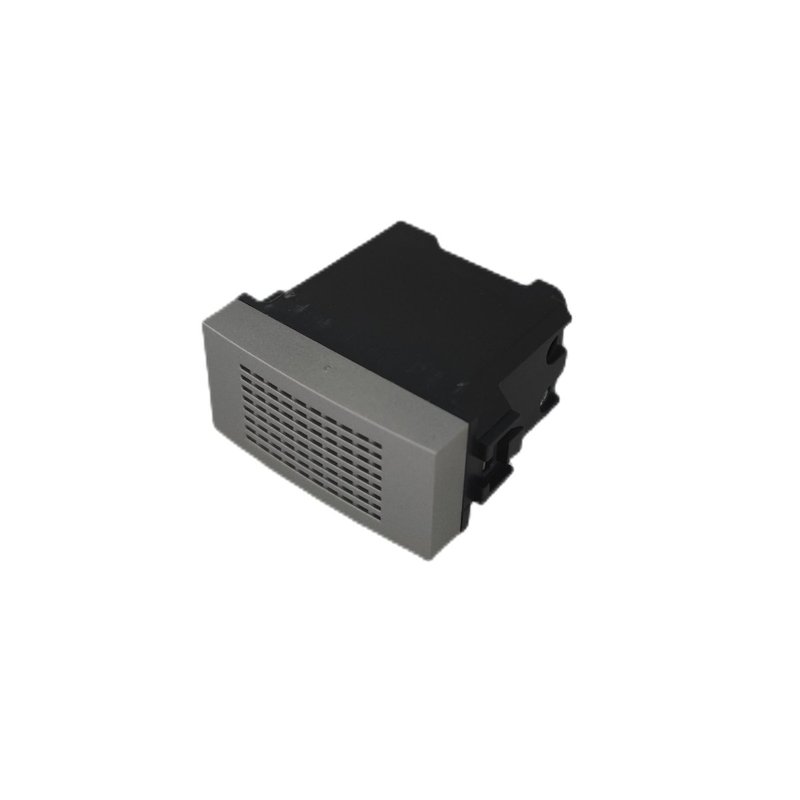 ETTROIT Suoneria Bronzo 12V 6A Colore Grigio Compatibile Con Bticino Living NT4351/12