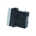 ETTROIT Modulo Presa Caricatore USB 5V 2,1A Colore GRIGIO Compatibile Con Bticino Living International
