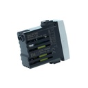 ETTROIT Modulo Presa Caricatore USB 5V 2,1A Colore GRIGIO Compatibile Con Bticino Living International
