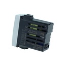 ETTROIT Modulo Presa Caricatore USB 5V 2,1A 2 Porte USB-A Colore GRIGIO Compatibile Con Bticino Living International