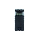 ETTROIT Modulo Presa Caricatore USB 5V 2,1A 2 Porte USB-A Colore GRIGIO Compatibile Con Bticino Living International
